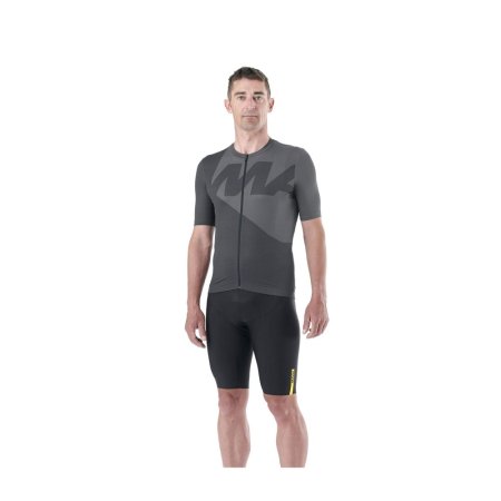 MAVIC PÁNSKÝ DRES S KRÁTKÝM RUKÁVEM ICON GRAPHIC BLACK (T000544) - Velikost: S
