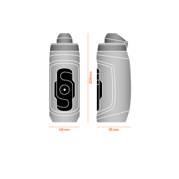 Fidlock TWIST NÁHRADNÍ LÁHEV ČIRÁ 590ml