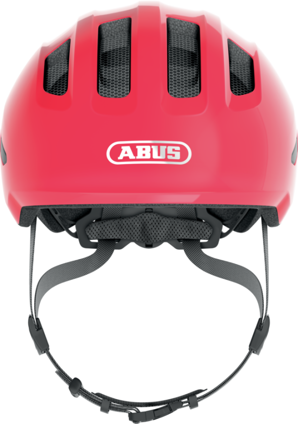 Dětská cyklistická helma Abus Smiley 3.0 Shiny Red - červená