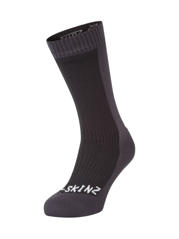 Nepremokavé ponožky Sealskinz Starston Black Grey