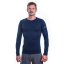 SENSOR MERINO ACTIVE pánské triko dl.rukáv deep blue XL - Barva: modrá, Velikost: XL