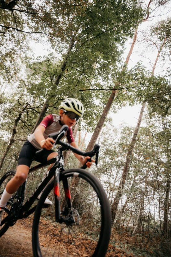 Detský gravel bicykel Ridley Yungstr GRX400, XXXS, čierno-strieborný - Veľkosť: XXXS