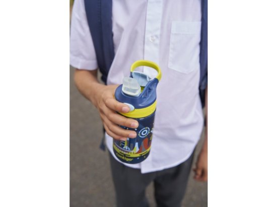 Contigo Dětská láhev Gizmo Flip 420 ml, Blue Nautical Space
