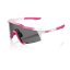 Brýle 100% SPEEDCRAFT - Puddy Pink White / Smoke Mirror Lens