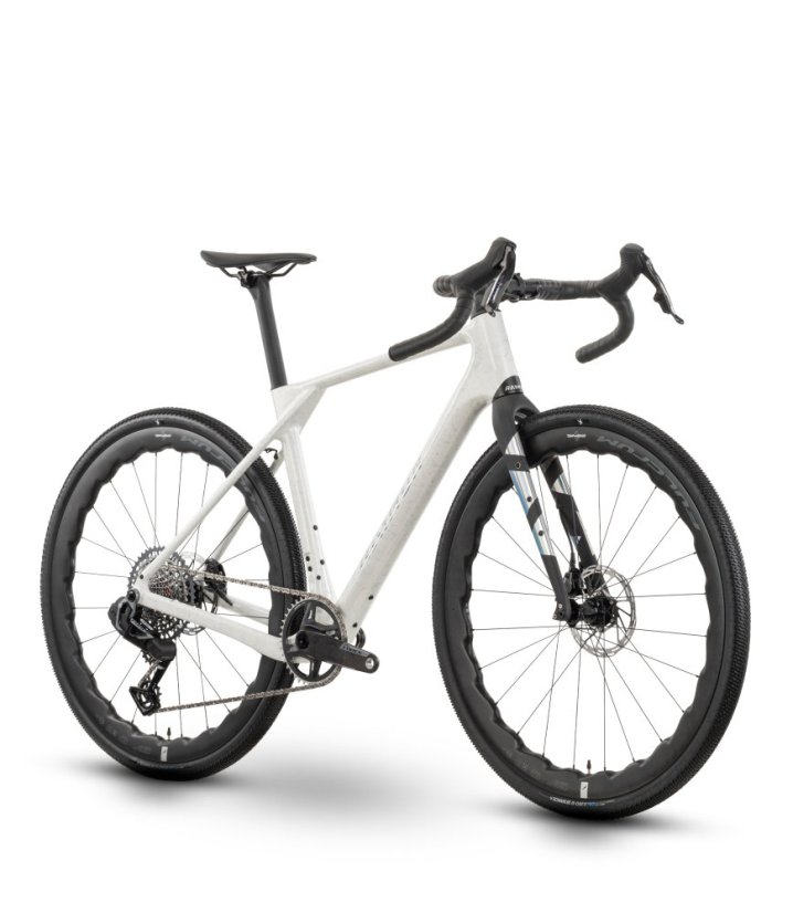 Gravel bicykel Raymon Soreno Ultimate karbón 2026 biely