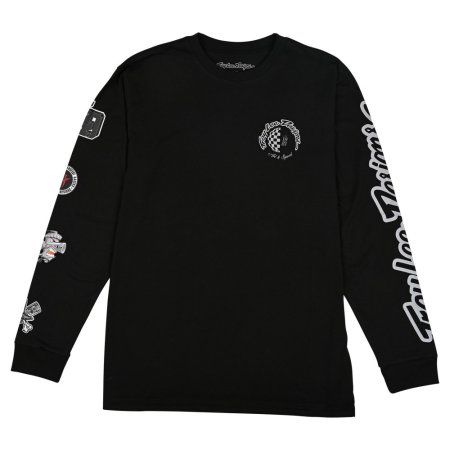 TLD TRIKO S DLOUHÝM RUKÁVEM WORLDWIDE BLACK (71088300) - Velikost: S