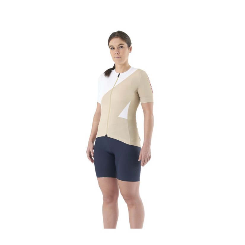 MAVIC DÁMSKÝ DRES S KRÁTKÝM RUKÁVEM AKSIUM GRAPHIC BIG M/WHITE PEPPER (T000593) - Veľkosť: XS