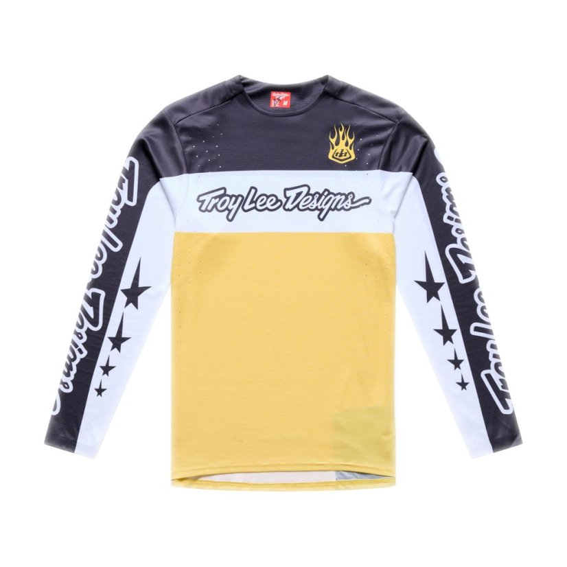 TLD PÁNSKÝ DRES S DLOUHÝM RUKÁVEM SPRINT PRO YO MOTO BUTTER (31305201) - Velikost: S