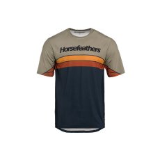 Pánsky cyklistický dres Horsefeathers Quantum  - krátky rukáv, indigo/taupe