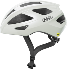 Cestná cyklistická helma Abus Macator Mips Pearl White - biela