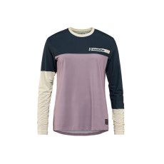 Dámský cyklistický dres Horsefeathers Quantum - dlouhý rukáv, indigo/iris