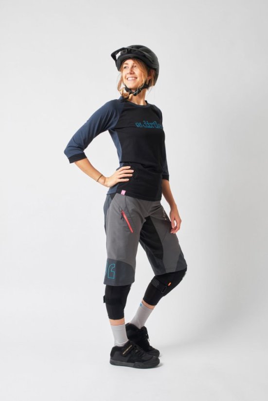 Cyklistické kraťasy Dirtlej Trailscout Half Half Ladies Grey/Peach