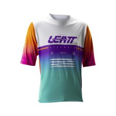 LEATT dres krátky rukáv MTB Gravity 4.0 , Pinata Purple