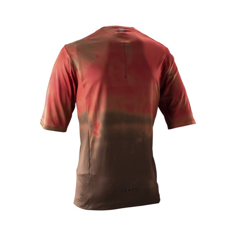 LEATT dres krátky rukáv MTB Gravity 4.0 , Dusty Red - Varianta: S / US38 / EU48