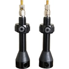 TUBOLIGHT BRASS BLACK SHORT BEZDUŠOVÉ VENTILKY PÁR (VVBLK-BR40)
