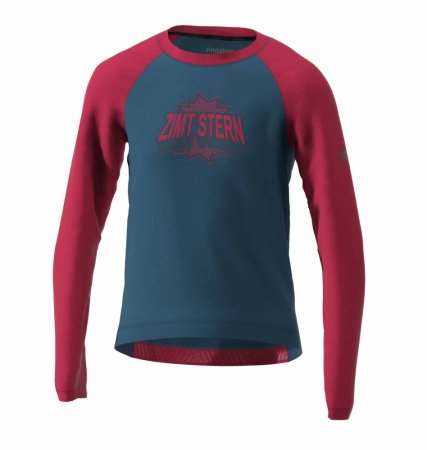 Zimtstern PureFlowz Shirt LS Kids - jester red