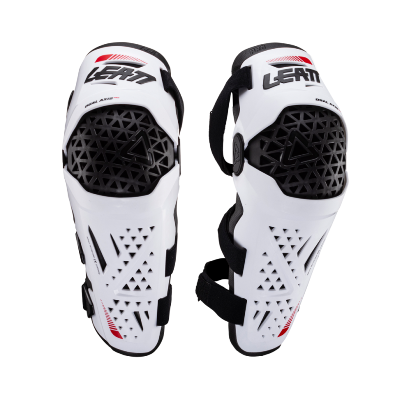 Leatt chrániče kolien Guard Dual Axis Pro, White - Varianta: #S/M