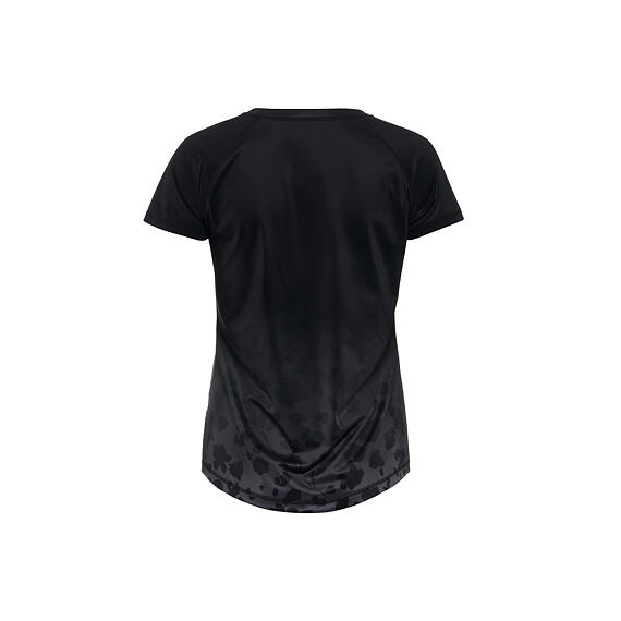 Cyklistický dámsky dres Horsefeathers Deco - black/cheetah