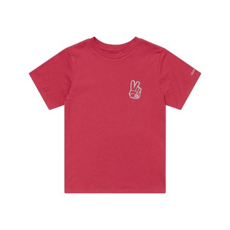 TLD DÁMSKÉ TRIKO S KRÁTKÝM RUKÁVEM PEACE OUT FUCHSIA (75357304) - Velikost: S