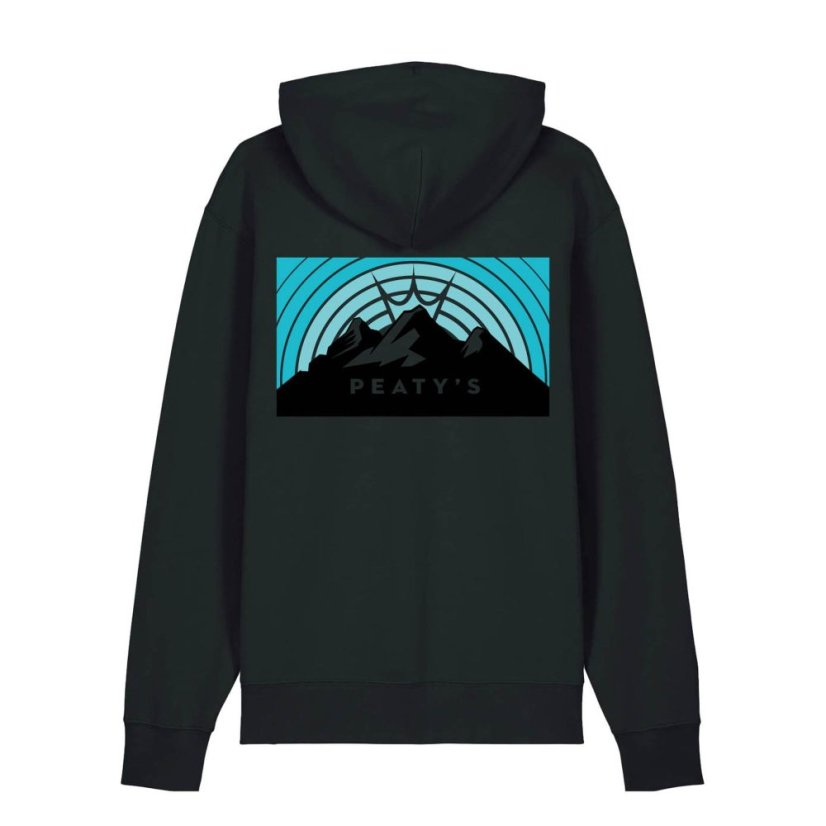 PEATY'S PUBWEAR MIKINA S KAPUCÍ SUNRISE BLACK (PPW-25-HDY-RZE-BLK) - Veľkosť: S