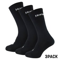 Dámske cyklo ponožky Horsefeathers W Delete Premium Wmns 3Pack - black