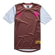 TLD DĚTSKÝ DRES S KRÁTKYM RUKÁVEM FLOWLINE FLIPPED CHOCOLATE (36447900)