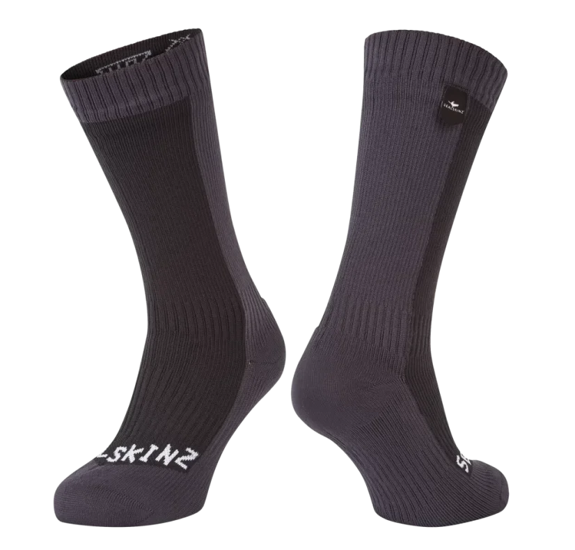 Nepremokavé ponožky Sealskinz Starston Black Grey