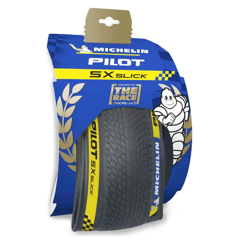 MICHELIN PLÁŠŤ PILOT SX SLICK 20X1.70 RACING LINE KEVLAR TS TLR (490631) - Velikost: Uni
