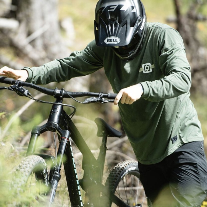 Bike triko Horsefeathers Fury LS - thyme