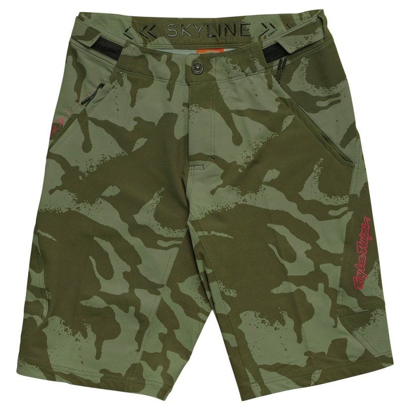 TLD KRAŤASY VOLNÉ SKYLINE SHADOW CAMO OLIVE (23849000) - Veľkosť: 30
