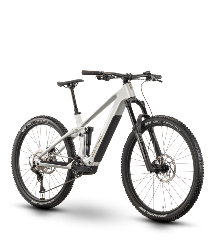 Horský elektro bicykel Raymon Airok Silver Stealth/taupe