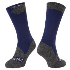 Nepremokavé ponožky Sealskinz Raynham Grey/Blue