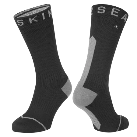 Voděodolné ponožky Sealskinz Briston Black Grey