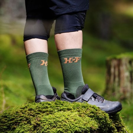 Technické funkční ponožky Horsefeathers Jam Long - thyme