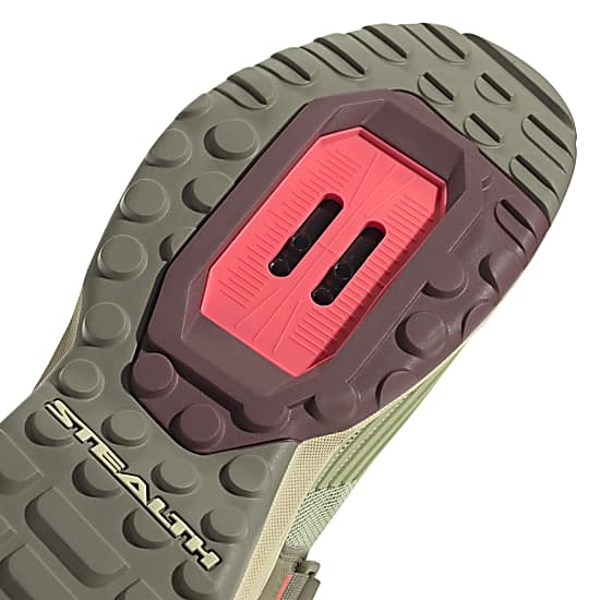 Cyklistické boty Five Ten Trailcross Clip-in SPD dámské Quiet Crimson