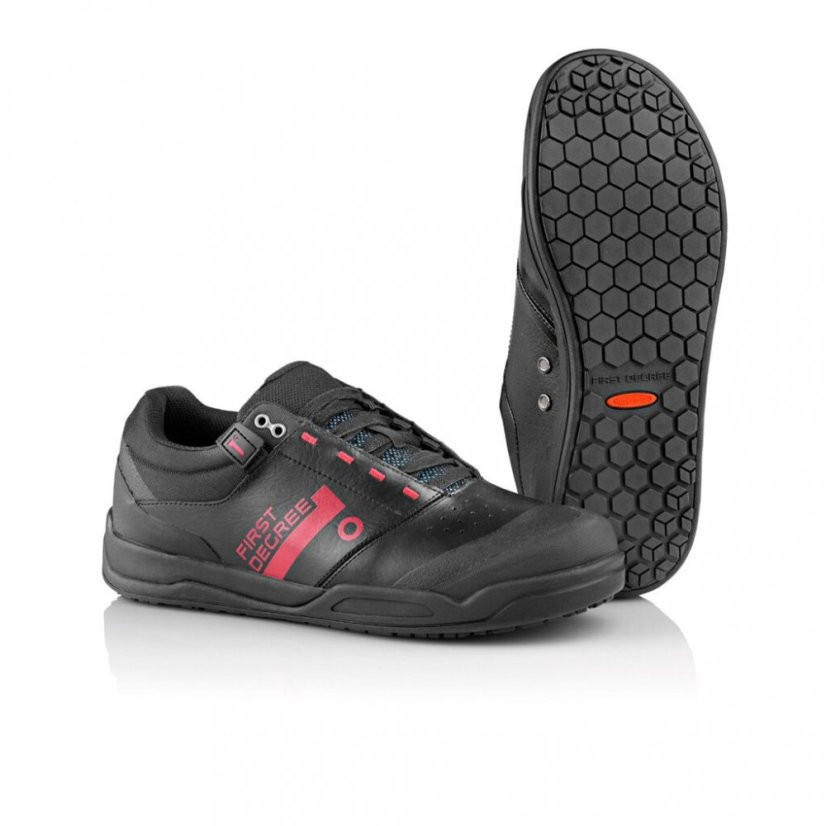 Cyklistické boty First Degree F1 - black/magenta