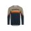 Pánsky cyklistický dres Horsefeathers Quantum  - dlhý rukáv, indigo/taupe