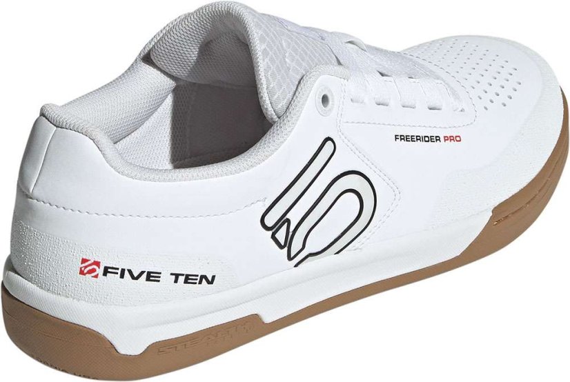 Cyklistická obuv Five Ten Freerider Pro Cloud White / Core Black / Red