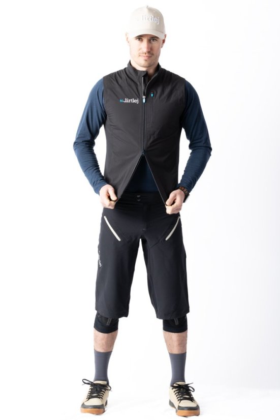 Voděodolná cyklistická vesta Dirtlej Vest Black
