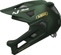 Detská integrálna helma Abus Youdrop FF Moss Green - zelená
