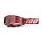 Zjazdové okuliare 100% ARMEGA Clear Lens-Black Red