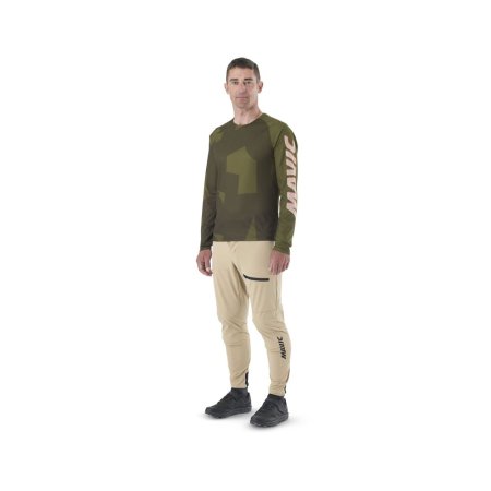 MAVIC PÁNSKÝ DRES S DLOUHÝM RUKÁVEM DEEMAX ENDURO CAMO/OLIVE (T000487) - Velikost: S