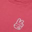 TLD DÁMSKÉ TRIKO S KRÁTKÝM RUKÁVEM PEACE OUT FUCHSIA (75357304) - Velikost: S