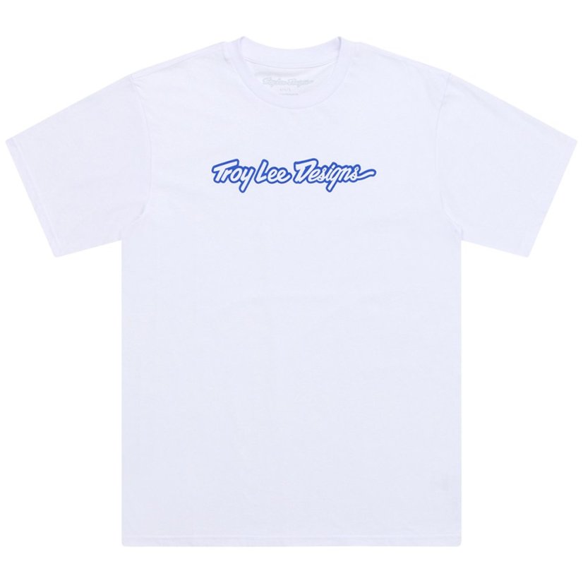 TLD TRIKO S KRÁTKÝM RUKÁVEM SIGNATURE WHITE (70191708) - Veľkosť: S