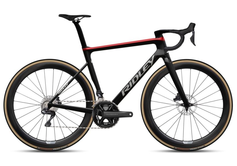 RIDLEY kolo FALCN RS Ultegra Di2 UD Carbon/Candy Red Metallic/Silver M - Veľkosť: M