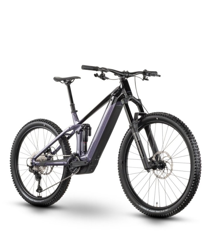 Celoodpružený horský elektrobicykel Raymon Vamok Pro Smoke Lavender/black