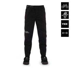 Detské cyklistické kalhoty Horsefeathers Stoker - black
