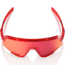 MTB brýle 100% SLENDALE Campari Translucent Red - HiPER Fire Red Mirror Lens