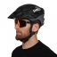 Cyklistické brýle Horsefeathers Scorpio - matt black/mirror red