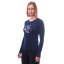 SENSOR MERINO ACTIVE FOX dámské triko dl.rukáv deep blue XL - Barva: modrá, Velikost: XL